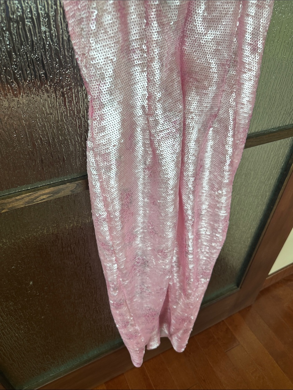 LoveShackFancy Stacia Sequin Dress
Strapless Pink Metallic Midi size 4 - Picture 14 of 14